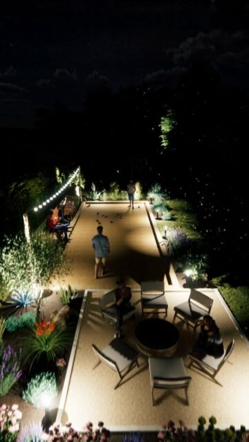 VISITE VIRTUELLE

✨ Aménagement paysager – Esprit méditerranéen ✨

Le souhait de nos clients : transformer leur extérieur en un véritable lieu de vie chaleureux et convivial, inspiré des ambiances méditerranéennes.

🌿 Nous avons imaginé un jardin structuré et vivant, où chaque espace a sa fonction :

👉 Un terrain de pétanque accompagné de son brasero, parfait pour prolonger les soirées d’été
👉 Une serre revisitée, pensée comme un cocon pour les soirées plus fraîches, équipée d’un vidéoprojecteur pour des moments uniques
👉 Un potager en bacs surélevés, alliant praticité et esthétique
👉 Un massif végétal à l’avant de l’abri de jardin, pour adoucir et intégrer harmonieusement la structure
👉 Et une végétalisation autour de la cabane en bois, créant un univers naturel et ludique pour les enfants 🌱

Un projet où nature et convivialité se rencontrent, pour un extérieur pensé comme une véritable extension de la maison.

🌞 Prêts à vous évader sans quitter votre jardin ?

#amenagementexterieur #exterior #jardin #garden